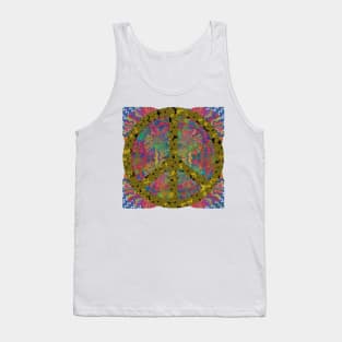 Flower of Life Peace Symbol Tank Top